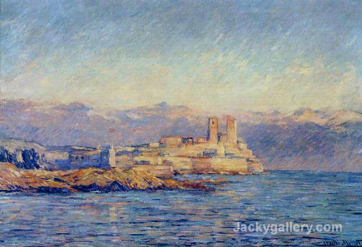 The Castle in Antibes by Claude Monet paintings reproduction